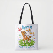 NEE, NET ALS EEN GOAT TOTE BAG (Voorkant)