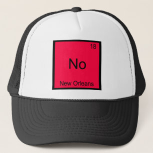 Nee - New Orleans Stad Chemie Elementsymbool Trucker Pet