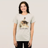 Nee. Niet bewegen Tri-Blend Shirt (Voorkant volledig)
