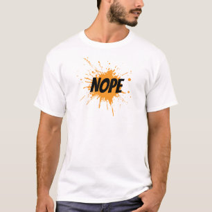 Nee Niet Binnenkomen Grappig Kat Ontwerp T-shirt