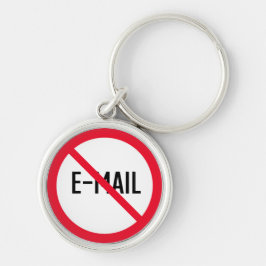 Nee Niet e-mailbordjes controleren | Premium-Sleut Sleutelhanger