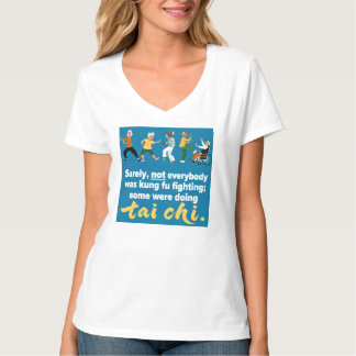 Nee, niet iedereen vocht met kungfu, tai chi t-shirt
