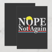 Nee Niet Nog Een Grappige Presidentschap Republike Kaart (Voorkant / Achterkant)