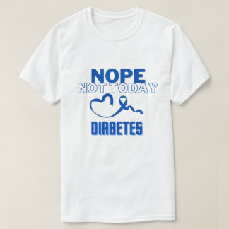 NEE...NIET VANDAAG / DIABETES / UNISEX T-SHIRT