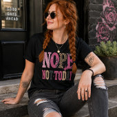 Nee, Niet Vandaag Grappig Tri-Blend Shirt