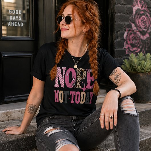 Nee, Niet Vandaag Grappig Tri-Blend Shirt