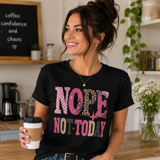 Nee, Niet Vandaag Grappig Tri-Blend Shirt