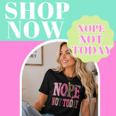 Nee, Niet Vandaag Grappig Tri-Blend Shirt