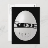 Nee. Niet vandaag grappige Introvert Briefkaart (Voorkant / Achterkant)