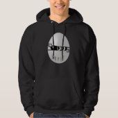 Nee. Niet vandaag grappige Introvert Hoodie (Voorkant)