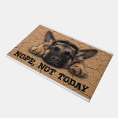 Nee, niet vandaag, Hondenliefhebber, welkom bij Deurmat (Schuin)