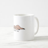 Nee. Niet vandaag, luie sloth Koffiemok (Voorkant rechts)