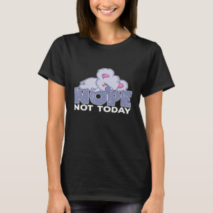 Nee Niet Vandaag Slapende Koala Beer Dier T-shirt