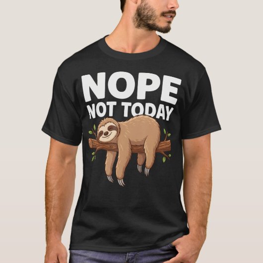 Nee Niet Vandaag T-shirt (Voorkant)