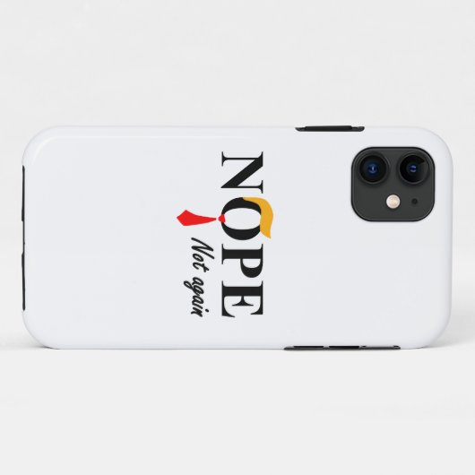 Nee. Niet weer. Case-Mate iPhone Case (Achterkant (horizontaal))