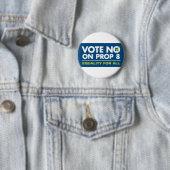Nee op Prop 8-badge Ronde Button 5,7 Cm (In situ)