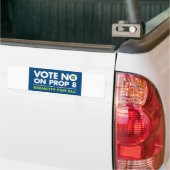 Nee op Prop 8-bumpersticker Bumpersticker (Op Truck)