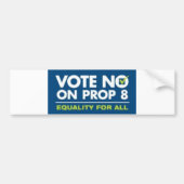 Nee op Prop 8-bumpersticker Bumpersticker (Voorkant)