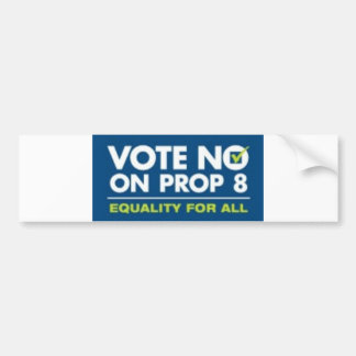 Nee op Prop 8-bumpersticker Bumpersticker
