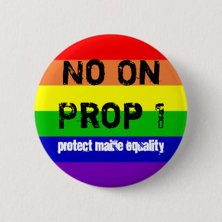 Nee op ProSupport 1, bescherming van gendergelijkh Ronde Button 5,7 Cm