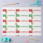 NEE Peeking Naughty Elf Kerstmis Tissuepapier (Craft)