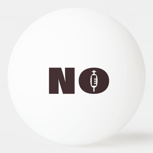 "NEE" Ping Pong Balls Pingpongbal (Voorkant)