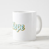 Nee Retro Grote Koffiekop (Voorkant rechts)