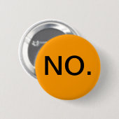 NEE. RONDE BUTTON 5,7 CM (Voorkant /achterkant)
