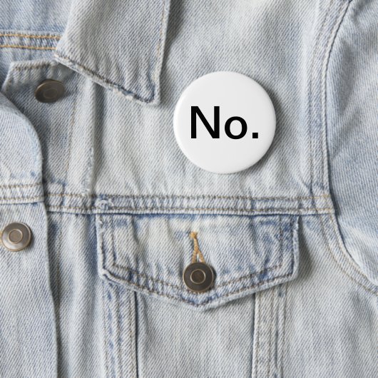 Nee. Ronde Button 5,7 Cm (In situ)