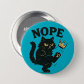 nee ronde button 7,6 cm (Voorkant /achterkant)