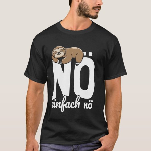 Nee Simpel Nee Luiaard, Nee Simpel T-shirt (Voorkant)