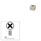 "NEE" Stempel (Gestempeld)