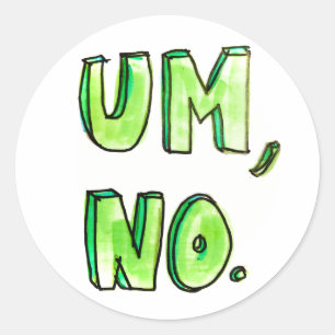 Nee, Sticker