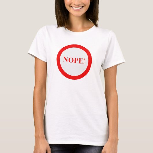 Nee. T-shirt (Voorkant)