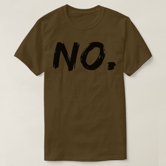 Nee T-shirt (Design voorkant)
