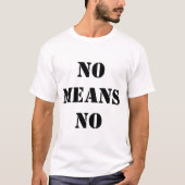 Nee T-shirt (Voorkant)