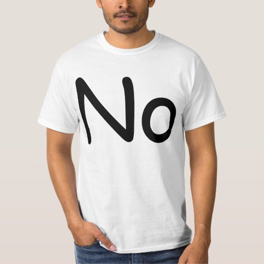 Nee T-shirt (Voorkant)