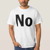 Nee T-shirt (Voorkant)