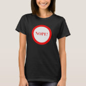 Nee. T-shirt (Voorkant)