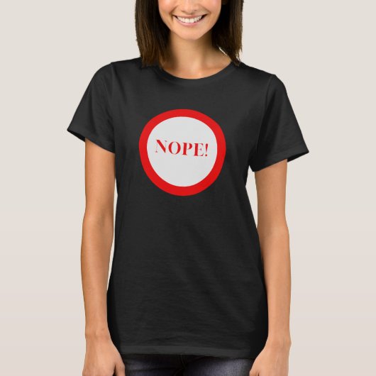 Nee. T-shirt (Voorkant)