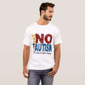 NEE tegen autisme 1 T-shirt (Voorkant volledig)
