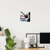 Nee Tegen De Blokkade Van Cuba Poster (Thuiskantoor)