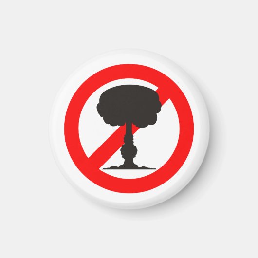 Nee tegen de bom magneet (Voorkant)