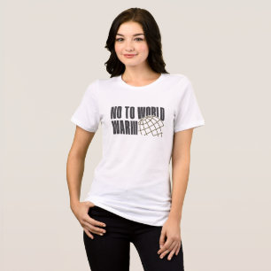 NEE TEGEN DE DERDE WERELDOORLOG Tri-Blend SHIRT