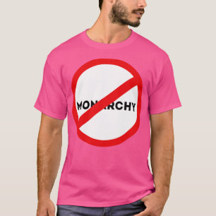 Nee tegen de monarchie t-shirt