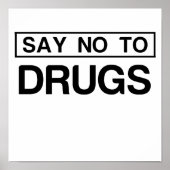 NEE TEGEN DRUGS POSTER (Voorkant)