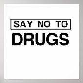 NEE TEGEN DRUGS POSTER (Voorkant)