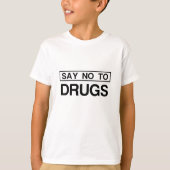 NEE TEGEN DRUGS T-SHIRT (Voorkant)