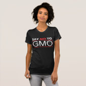 NEE tegen GGO's T-shirt (Voorkant volledig)