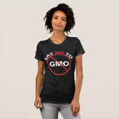 NEE tegen GGO's T-shirt (Voorkant volledig)